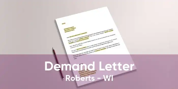 Demand Letter Roberts - WI