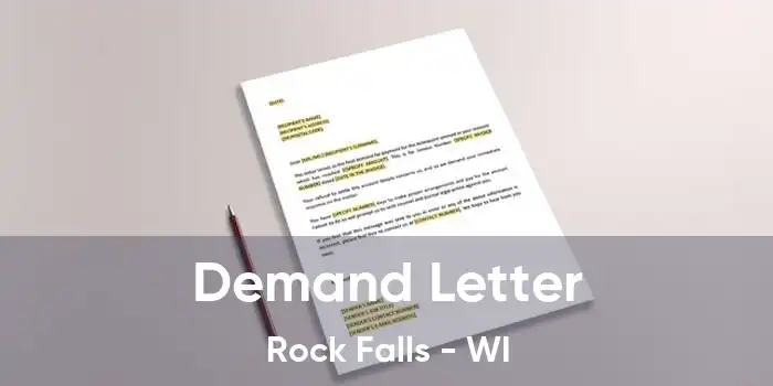 Demand Letter Rock Falls - WI