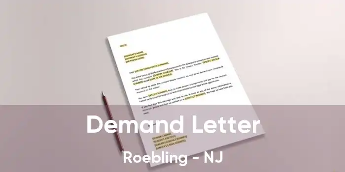 Demand Letter Roebling - NJ