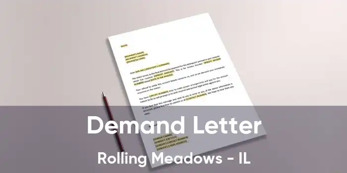 Demand Letter Rolling Meadows - IL