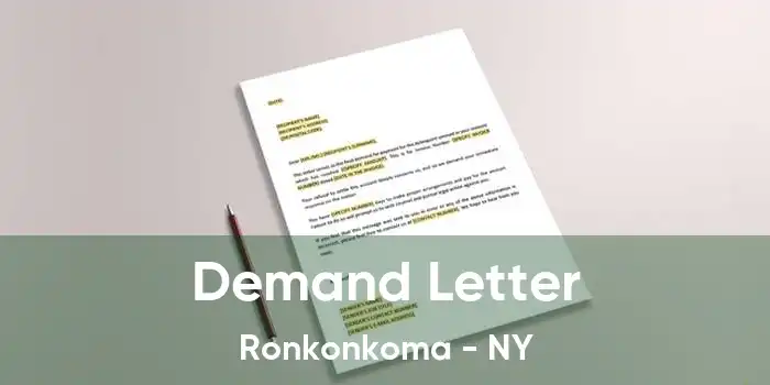 Demand Letter Ronkonkoma - NY