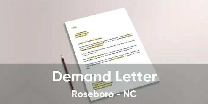 Demand Letter Roseboro - NC