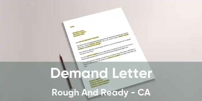  Demand Letter Rough And Ready - CA