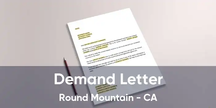 Demand Letter Round Mountain - CA