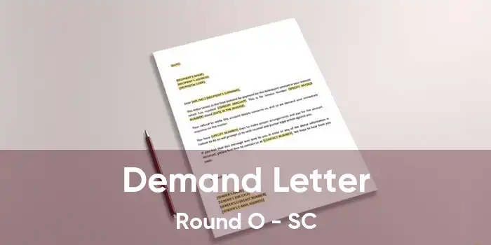 Demand Letter Round O - SC