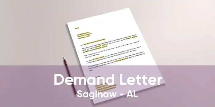 Demand Letter Saginaw - AL