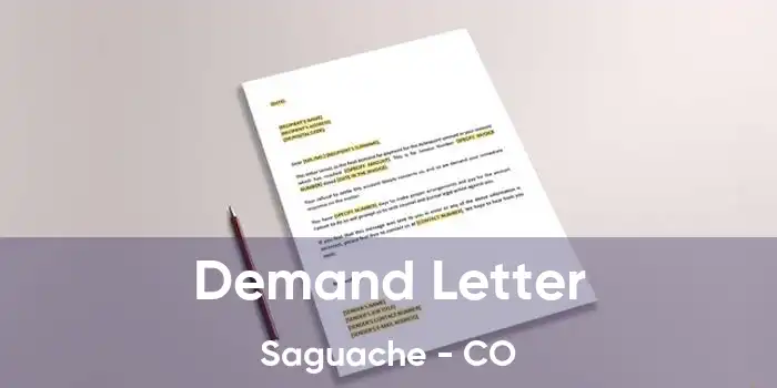  Demand Letter Saguache - CO