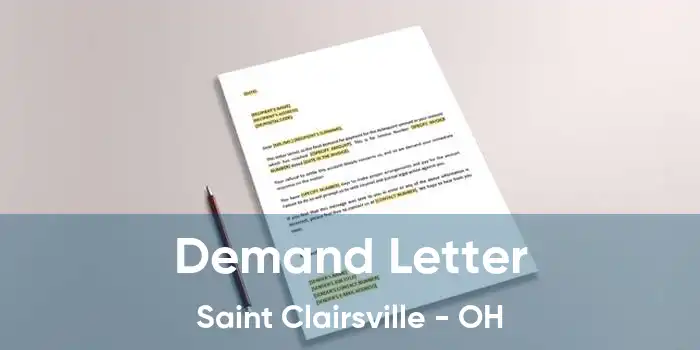 Demand Letter Saint Clairsville - OH