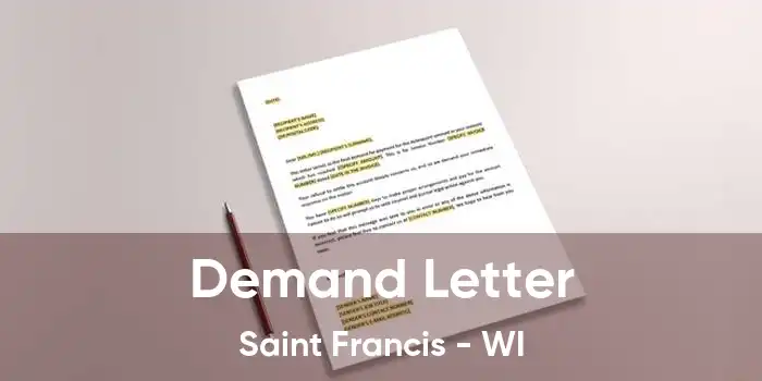 Demand Letter Saint Francis - WI