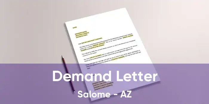  Demand Letter Salome - AZ