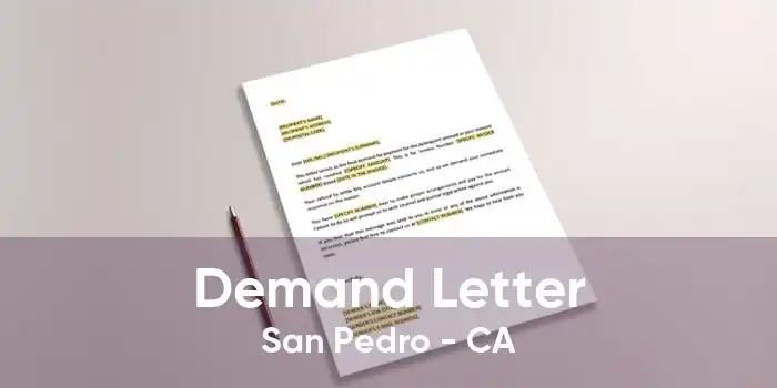 Demand Letter San Pedro - CA