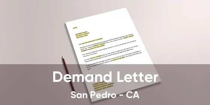 Demand Letter San Pedro - CA