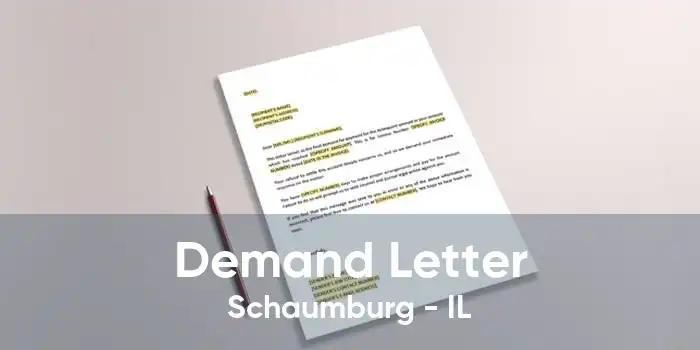 Demand Letter Schaumburg - IL