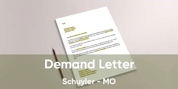  Demand Letter Schuyler - MO