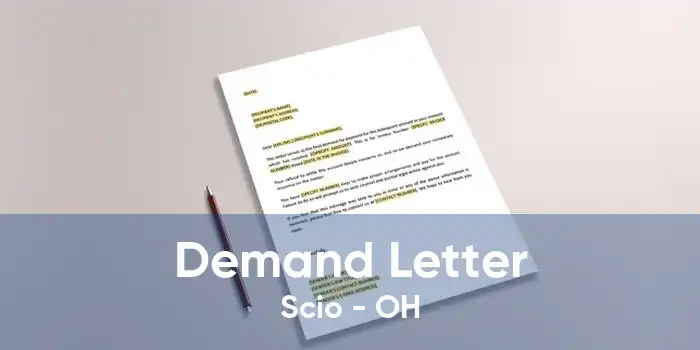 Demand Letter Scio - OH