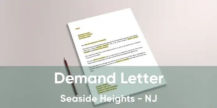 Demand Letter Seaside Heights - NJ