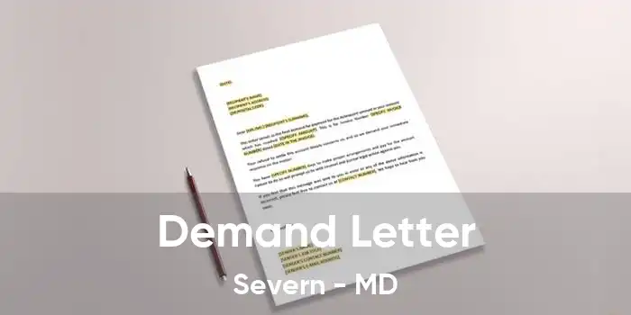 Demand Letter Severn - MD