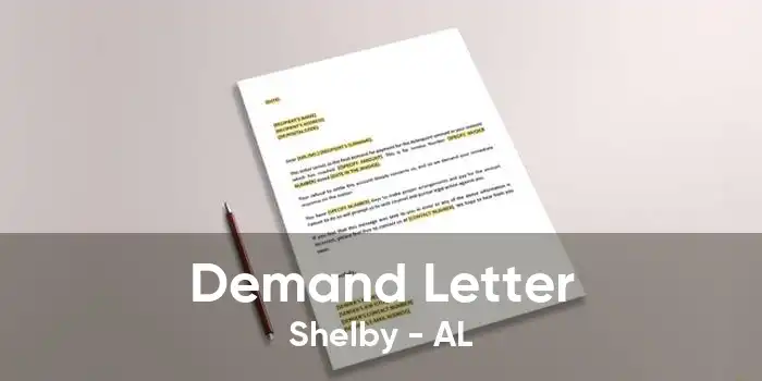 Demand Letter Shelby - AL