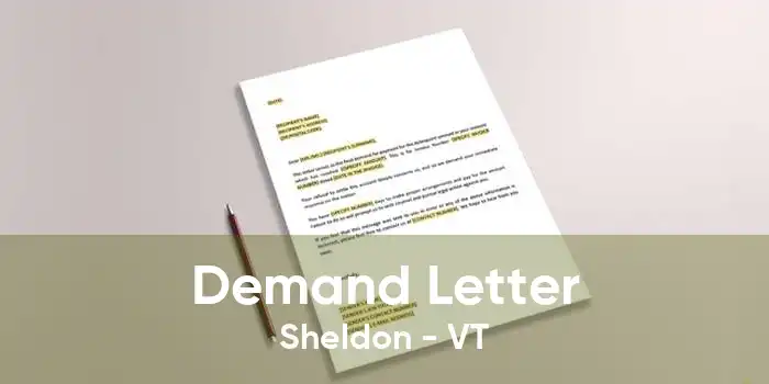 Demand Letter Sheldon - VT