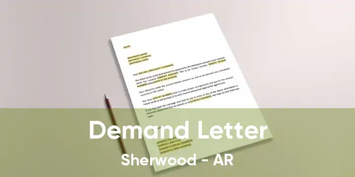 Demand Letter Sherwood - AR