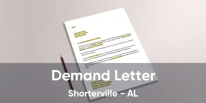 Demand Letter Shorterville - AL