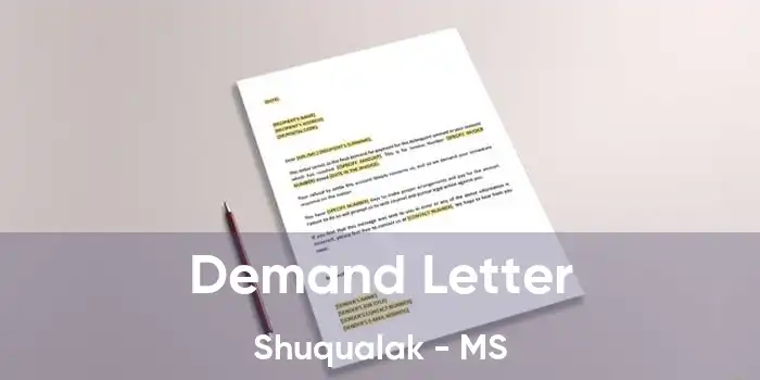 Demand Letter Shuqualak - MS