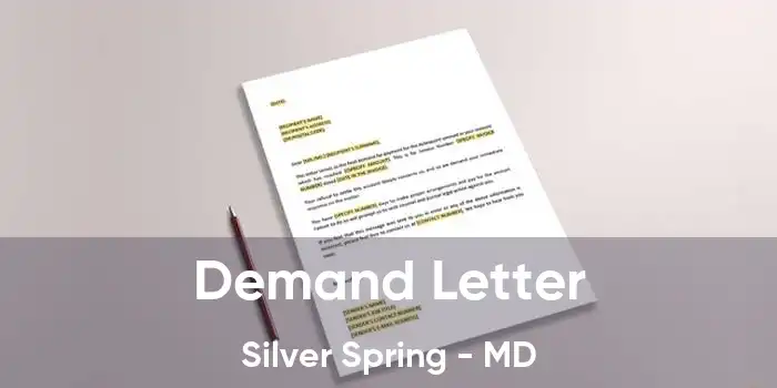  Demand Letter Silver Spring - MD