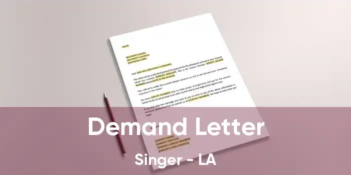  Demand Letter Singer - LA