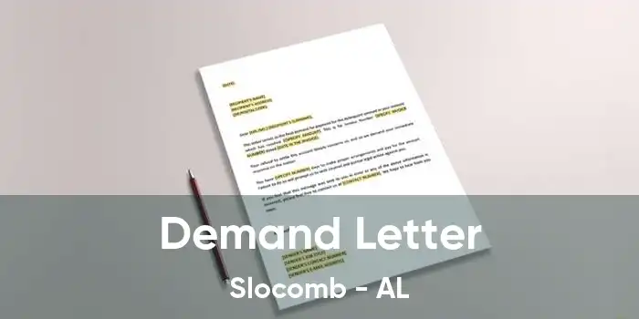  Demand Letter Slocomb - AL