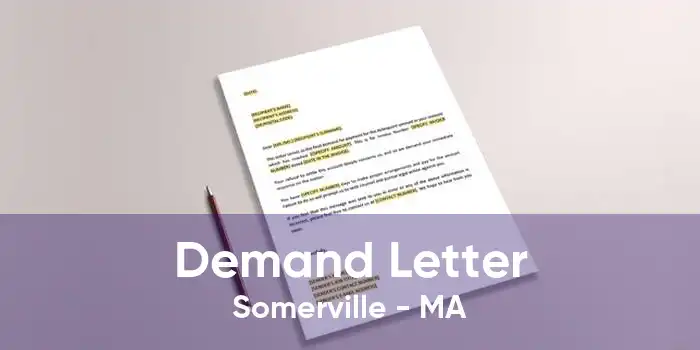Demand Letter Somerville - MA