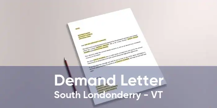 Demand Letter South Londonderry - VT