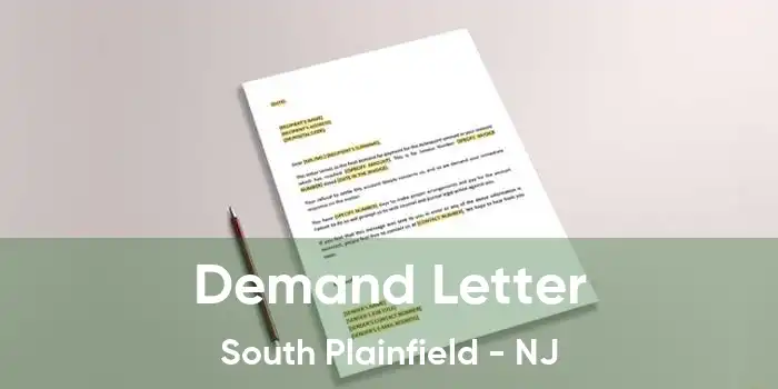 Demand Letter South Plainfield - NJ