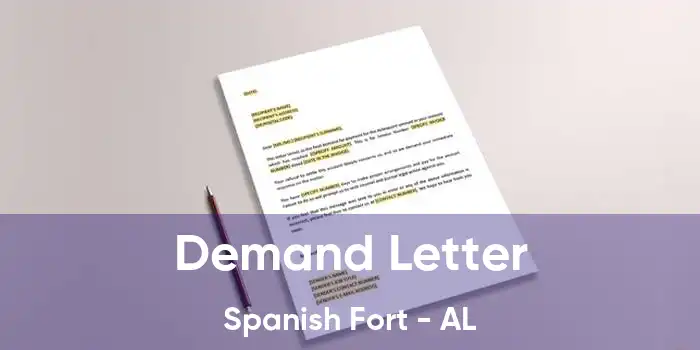 Demand Letter Spanish Fort - AL