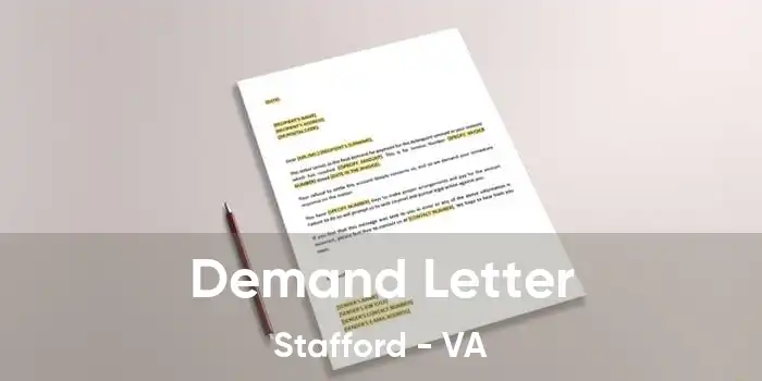 Demand Letter Stafford - VA