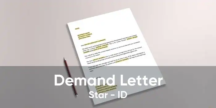 Demand Letter Star - ID
