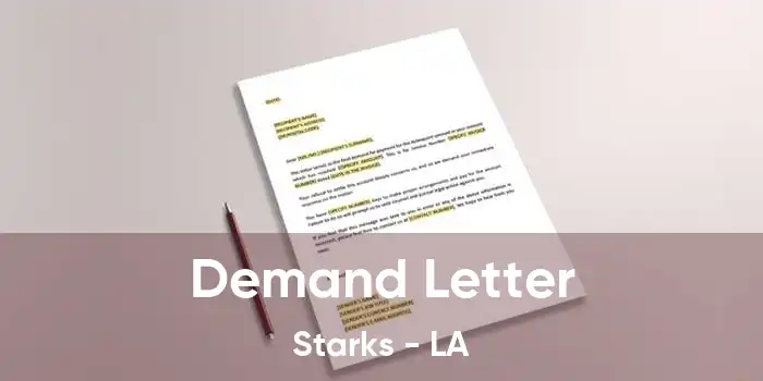  Demand Letter Starks - LA