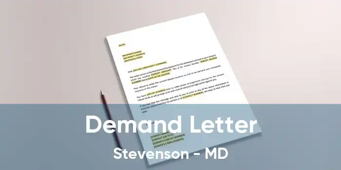 Demand Letter Stevenson - MD