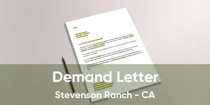 Demand Letter Stevenson Ranch - CA