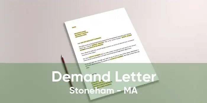 Demand Letter Stoneham - MA