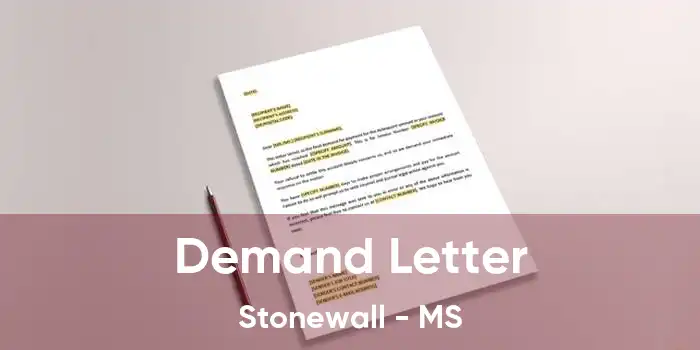 Demand Letter Stonewall - MS