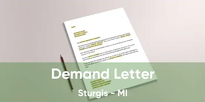  Demand Letter Sturgis - MI