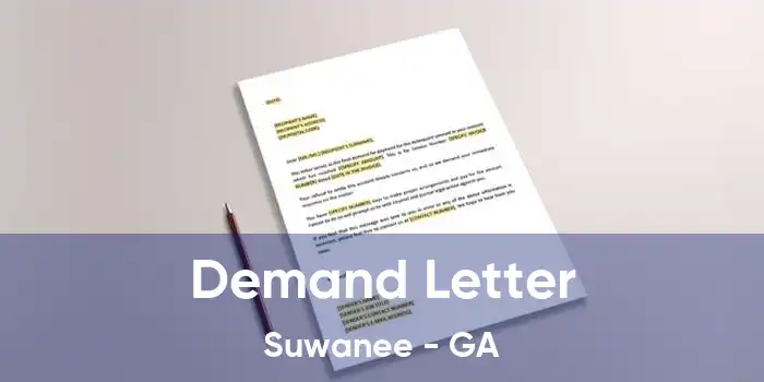 Demand Letter Suwanee - GA