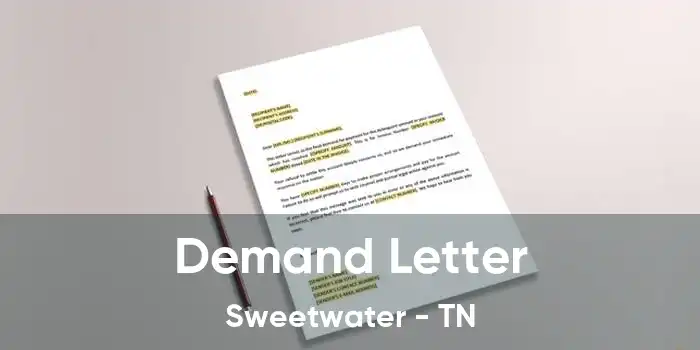 Demand Letter Sweetwater - TN