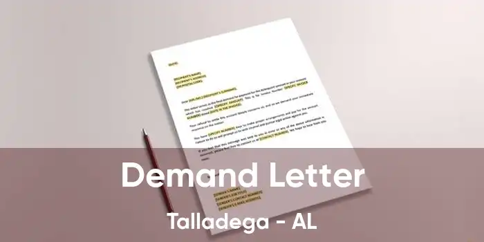 Demand Letter Talladega - AL