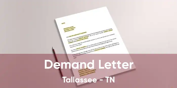  Demand Letter Tallassee - TN