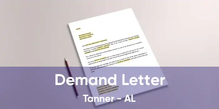 Demand Letter Tanner - AL