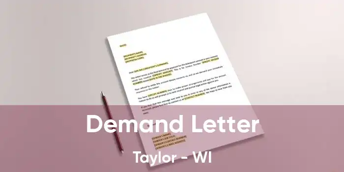 Demand Letter Taylor - WI