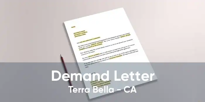 Demand Letter Terra Bella - CA