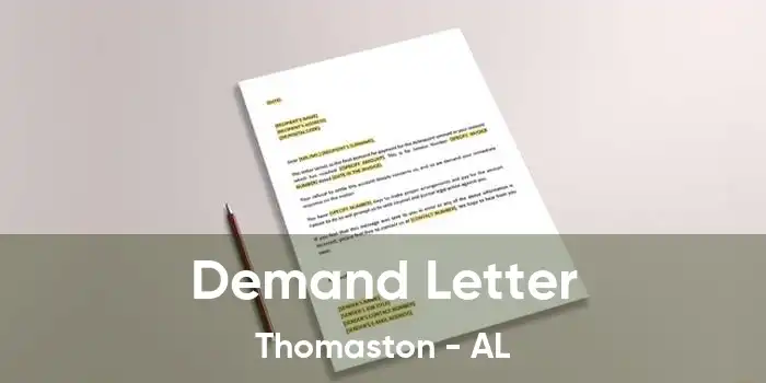 Demand Letter Thomaston - AL