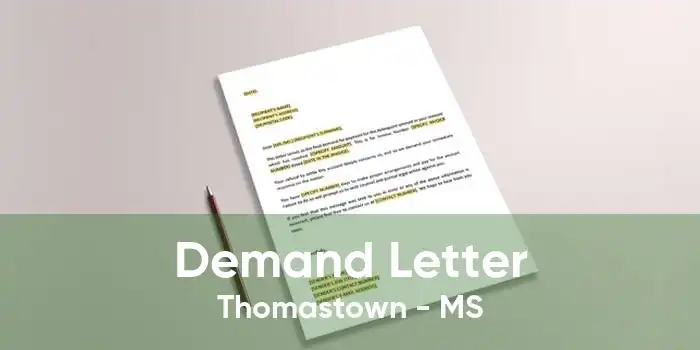 Demand Letter Thomastown - MS